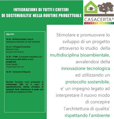 INTEGRAZIONE DI TUTTI I CRITERI DI SOSTENIBILITA’ NELLA ROUTINE PROGETTUALE