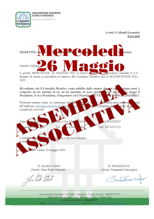 26-5-2021 assemblea associativa